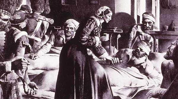 4. Savaş zamanı yaralı askerleri tedavi etmek için gece gündüz çalışan ve modern hemşireliğin kurucusu olan kadın?