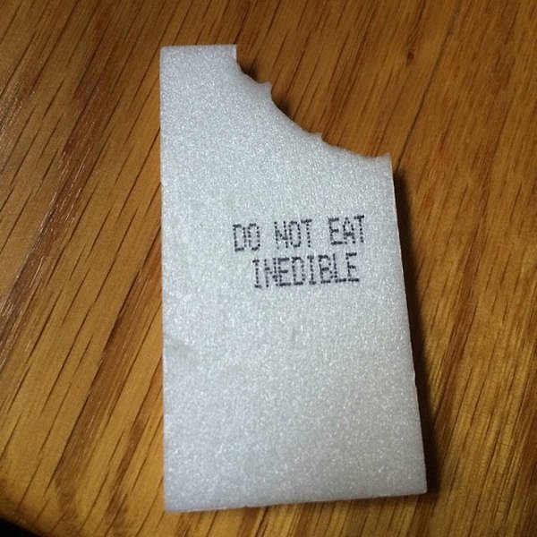 13. "Не есть. Несъедобно"