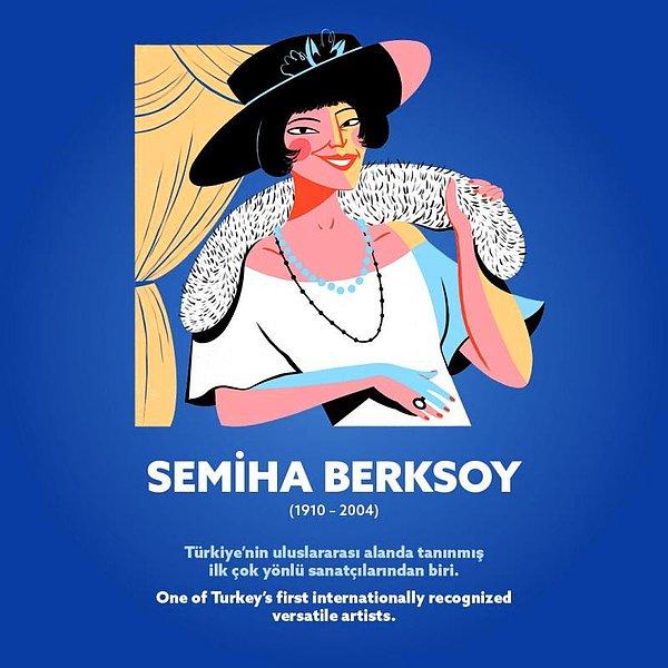 Semiha Berksoy (1910 – 2004) Türkiye’nin uluslararası alanda tanınmış ilk sanatçılarından biri.