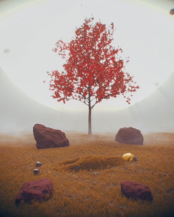 7. "Мне постоянно снится, что я умер и превратился в красное дерево".