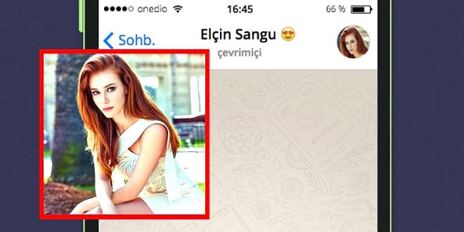 WhatsApp'ta Elçin Sangu'yu Tavlayabilecek misin?