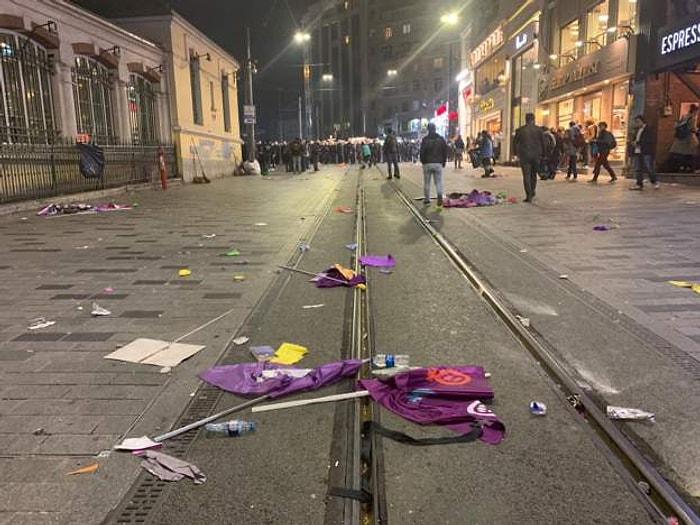 8 Mart Feminist Gece Yürüyüşü'ne Polis Müdahalesi
