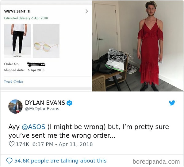 8. Парень заказал то, что слева. А пришло то, что пришло :) Носи на здоровье!