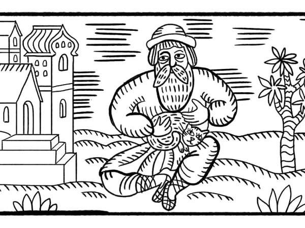 6. У старика спрашивают, сколько ему лет. Он отвечает, что ему 100 лет и несколько месяцев, но он отметил всего 25 дней рождения. Как это возможно?