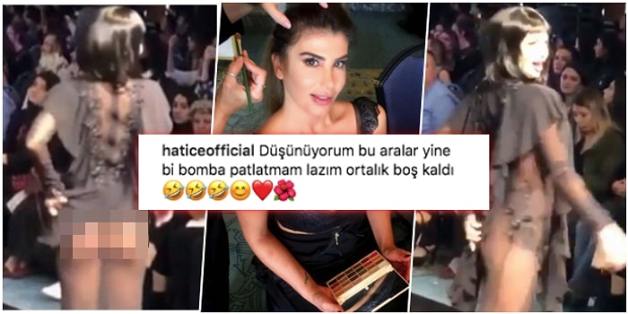 Gündem Olmaya Devam Ediyor! Hatice Çıktığı Defilede Yürürken Poposunu Açtı, Ortalık Yıkıldı!