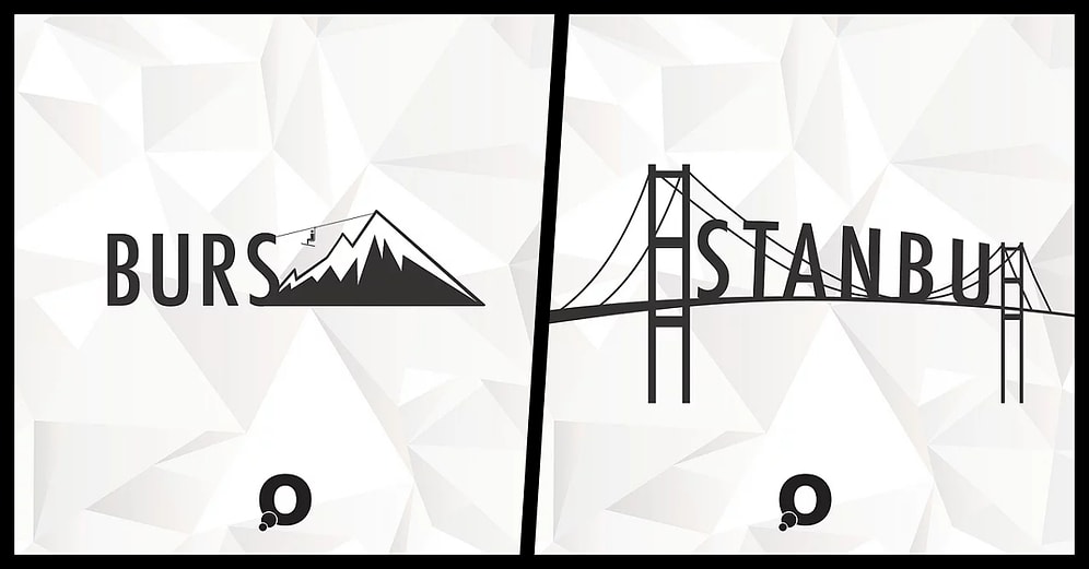 Ülkemizin 13 Şehri İçin Tasarlanmış Birbirinden Güzel Minimalist Logolar