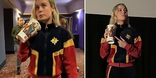 Captain Marvel'ın Yıldızı Brie Larson'dan Sinemada Filmi İzleyen Seyircilere Müthiş Sürpriz