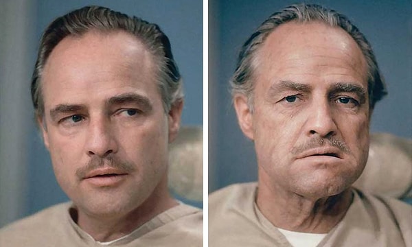 16. Марлон Брандо во время подготовок к съемкам