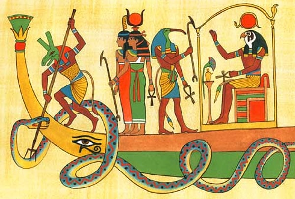 7. Бога Солнца в Древнем Египте звали...