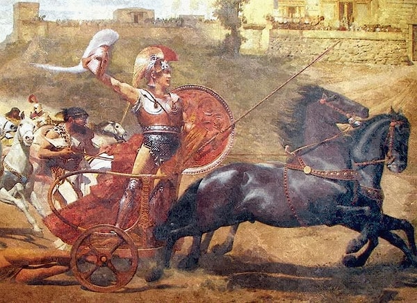 12. Согласно мифологии, поход греков против Трои возглавил...