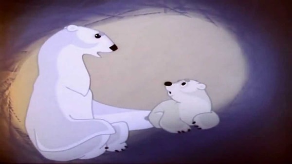 2. Как зовут этого милого белого медвеженка?