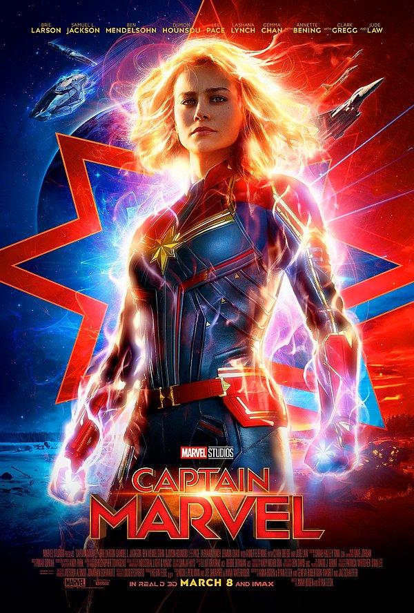 Captain Marvel, şu sıralar Amerika'da vizyonda olan en popüler filmlerden biri.