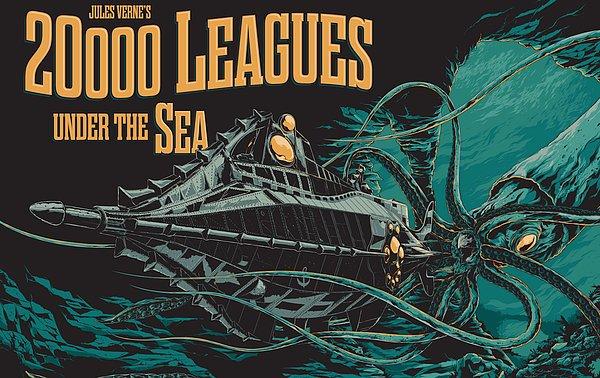 9. Disney, Türkçeye "Denizler Altında 20.000 Fersah" olarak çevrilen "20,000 Leagues Under The Sea" romanını yeniden beyaz perdeye uyarlamak için çalışmalara başladı.