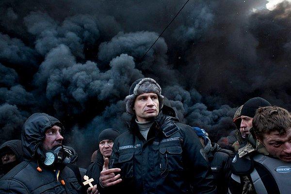 20. Ukrayna protestoları sırasında Vitali Klitschko.