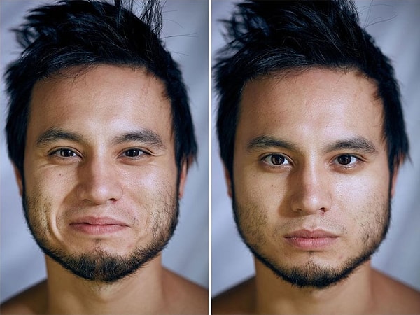 2. На какой фотографии мужчина полностью обнажен?