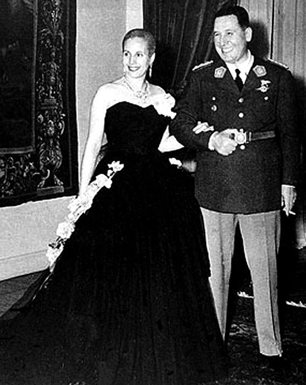 13. Эва Перон была первой леди....