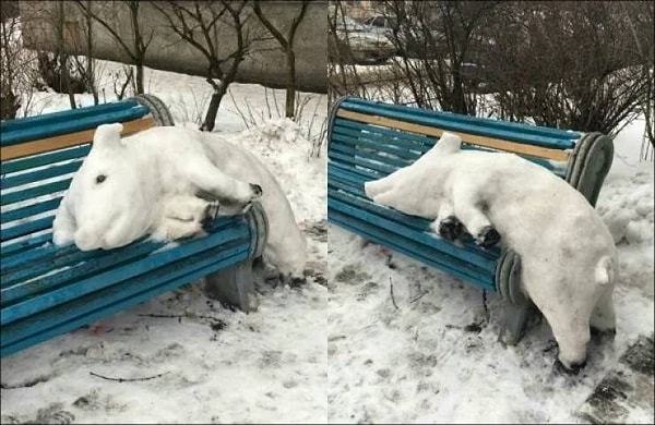 3. Либо тут проходил талантливый скульптор, либо будущий талантливый скульптор!