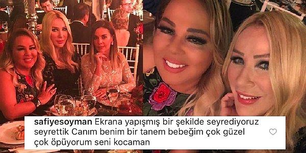 4. Seda Sayan'ı fotoğraflarının altında övemeyen Safiye Soyman, Facebook'a dadandı. Oranın da çöktüğünü görünce bu kez Seda Sayan'ı telefonla arayıp övdü.
