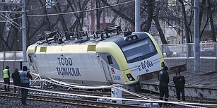 Ankara'da Akaryakıt Yüklü Tren Raydan Çıktı