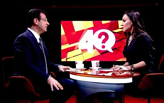 Imamoglu Nun Cnn Turk Te Konuk Oldugu 40 Programi Yarida Kesildi