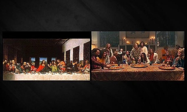 14. The Last Supper, Leonardo Da Vinci (1498)