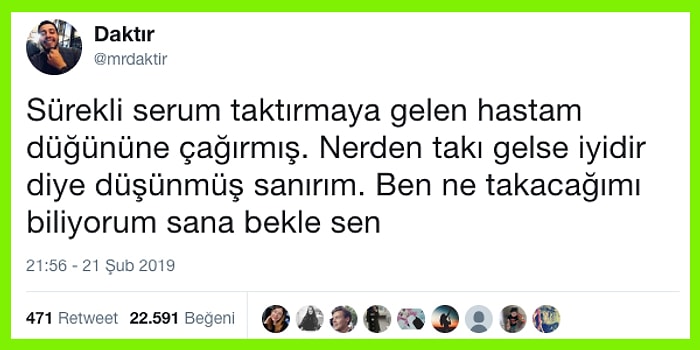 Mizahıyla Eğlence Çıtasını Arşa Yükselten Twitter'ın Popüler Doktoru Mrdaktir'in 22 Komik Paylaşımı