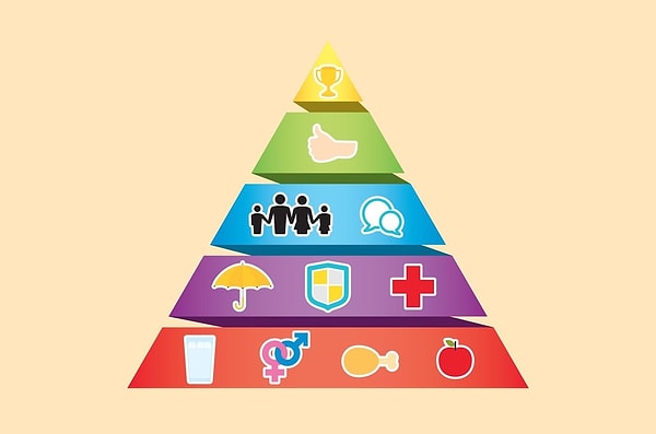 9. Что находится на вершине пирамиды Маслоу?