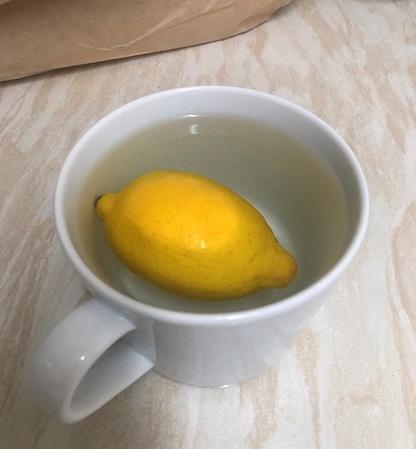 16. "Eşim benden sıcak su ve limon istedi. Bence her şeyi doğru yaptım."