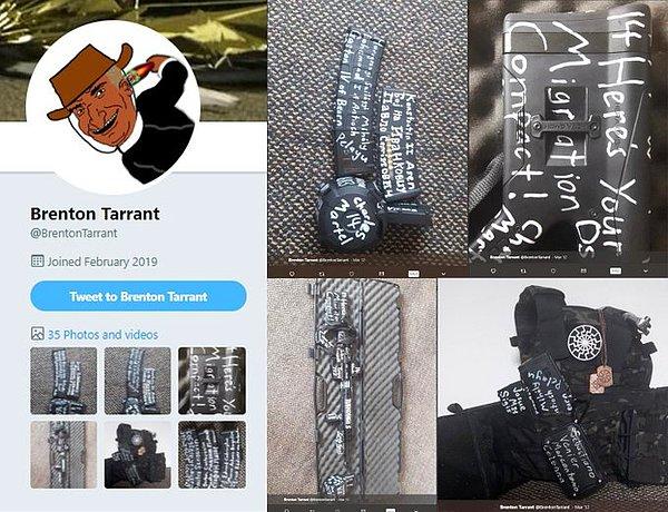 Kendini 'Brenton Tarrant' olarak adlandıran teröristin, katliamı gerçekleştirmeden önce sosyal medyada bir manifesto paylaştığı belirtiliyor.