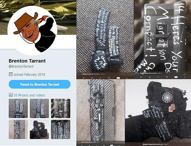 Kendini 'Brenton Tarrant' olarak adlandıran teröristin, katliamı gerçekleştirmeden önce sosyal medyada bir manifesto paylaştığı belirtiliyor.