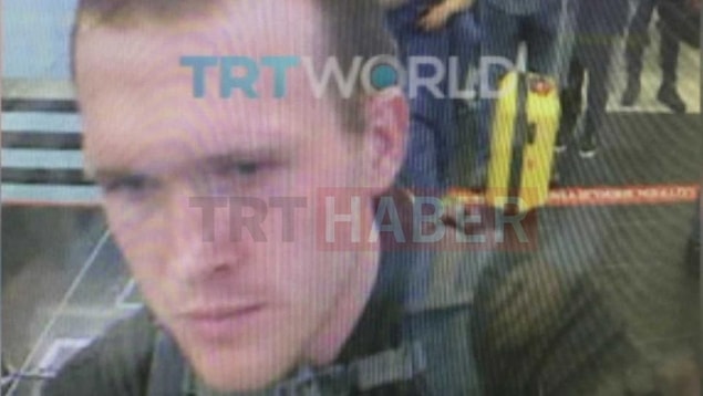 TRT Haber, terör saldırısını düzenleyen Brenton Tarrant'ın Türkiye'ye giriş anının görüntüsünü paylaştı
