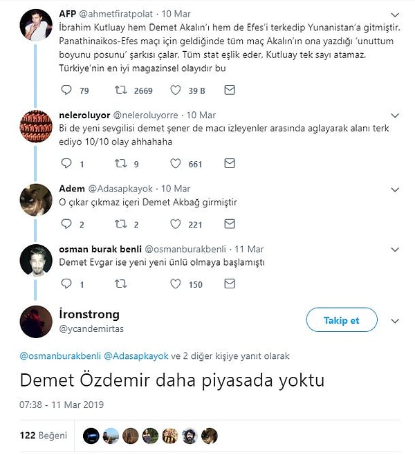 Konu bitmeyecek gibi...