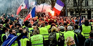 Gösterilerin 4'üncü Ayında Sarı Yelekliler Yine Sokaklarda: Paris'teki Protestolarda 192 Kişi Gözaltına Alındı