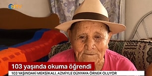 Hayatı Boyunca Çalıştığı İçin Okula Gidemeyen Adam 103 Yaşında Okuma-Yazma Öğrendi!