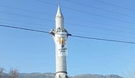 Seçim Propagandası Minarede: Camiye AKP’nin Bayrağı Asıldı