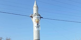 Seçim Propagandası Minarede: Camiye AKP’nin Bayrağı Asıldı