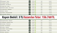 Kaçan Pozisyonlar, Kaçan Penaltılar ve 156 Bin TL'lik Büyük Şans! 30 Maçlık Kuponunda Hiç Fire Vermeyen Bahissever