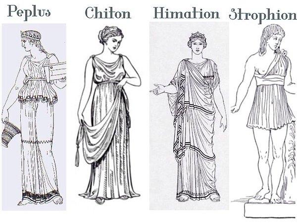 Himation: Kalın ve uzun pelerin biçimde antik Yunan giysisi.