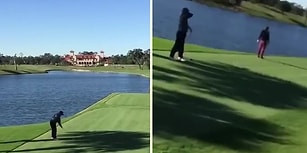 Şanssız Bir Atış Yaparak Ördeği Vuran Golfçü