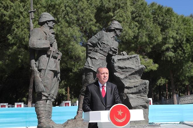 Erdoğan'dan Çanakkale Mesajı: 'Kimi Ayakları Üzerinde Kimi Tabutla Geri Döndü'