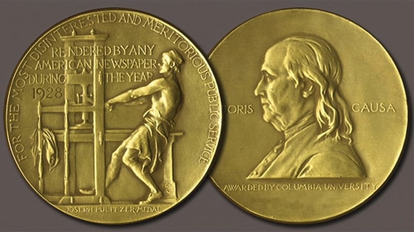 4. С какой областью лучше всего ассоциируется Пулитцеровская премия?