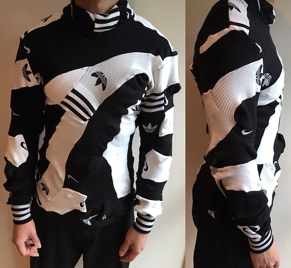 12. У производителя не хватило материала, и он вспомнил про старые носки. Гениально!