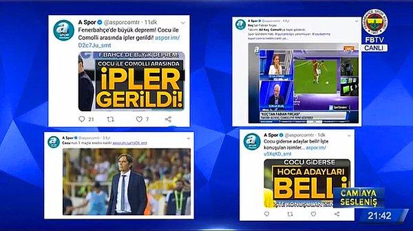 Ali Koç, geçtiğimiz günlerde Turkuvaz Medyanın bünyesinde bulunan A Spor'a yayınladığı haberler için tepki göstermişti ve basın toplantılarına almamıştı.