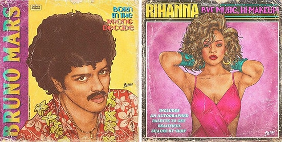 Современные поп-звезды на обложках 80-х: Джастин Бибер и его усы вызовут у вас истерику