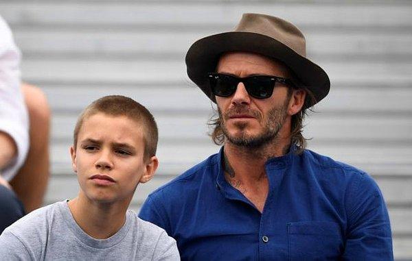 Romeo Beckham ise Victoria ve David Beckham çiftinin ikinci çocukları.
