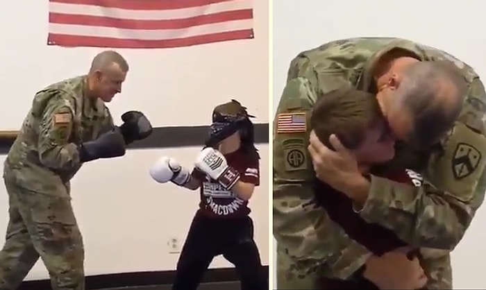 1.5 Yıl Sonra Askerden Dönen Babanın, Oğluna Yaptığı Müthiş Sürpriz