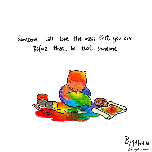 5. Кто-нибудь обязательно полюбит тебя таким, какой ты есть. Но сначала стань кем-то.