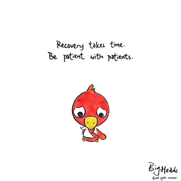 18. Исцеление требует времени. Будь терпеливым
