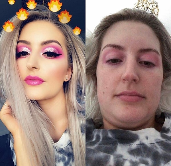 21. Наконец решила попробовать розовые тени 😆