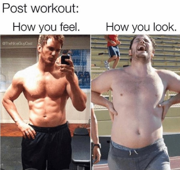 22. После тренировки: как ты себя ощущаешь и как ты выглядишь